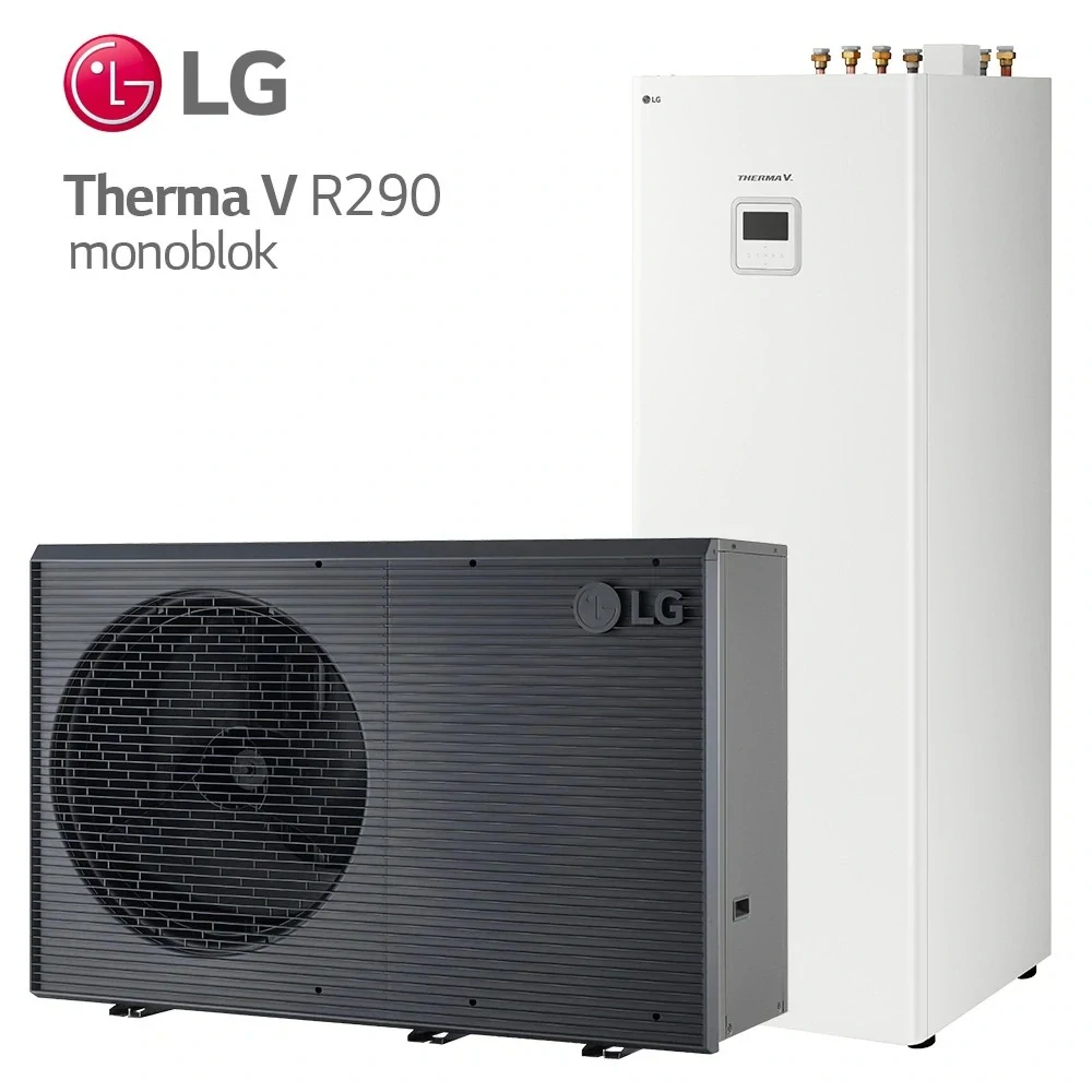 LG Therma V R290 monoblok 12kW HM123HF + HN1639HY s TUV 200L