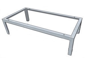 Podstavec pro tepelné čerpadlo LG Split hliníkový